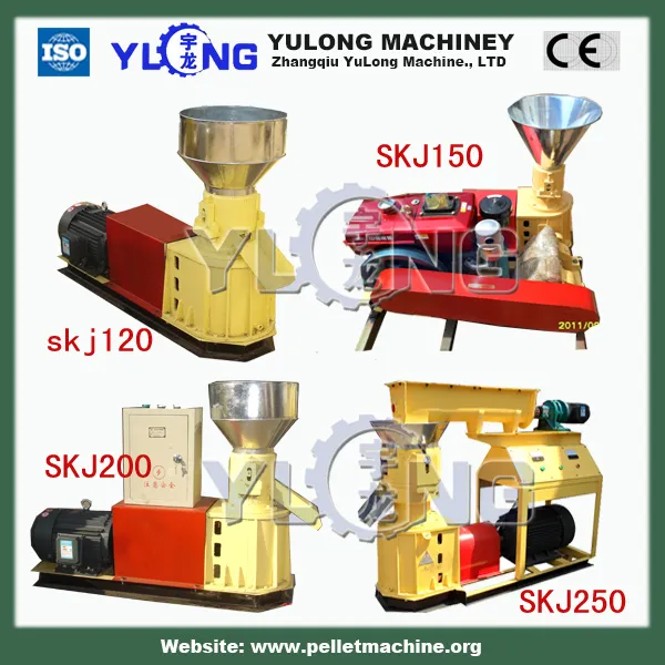 0.4-0.7t/H Skj 250 Feed of Grain Material Pellet Machine