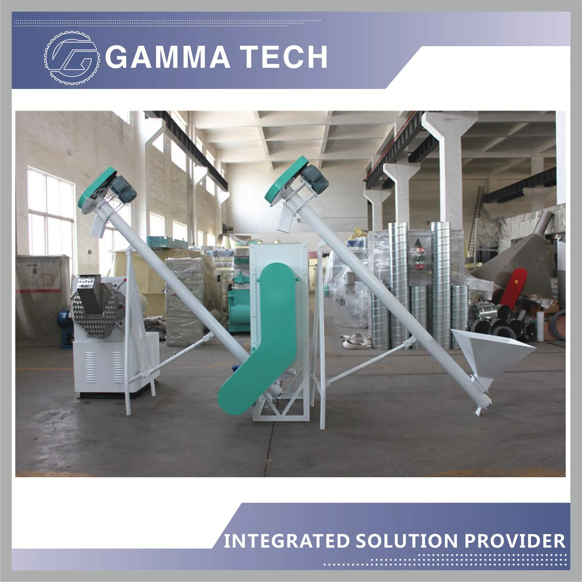 1- 2tph Poultry Feeding / Manufacturing Plant for Animal Feed / Feed Pellet Making Line Equipment