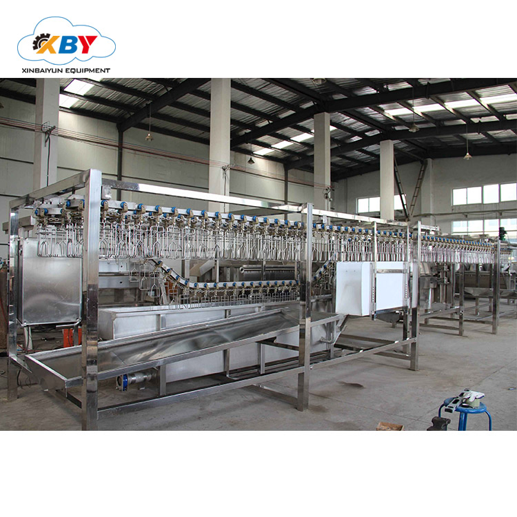 100- 300bph Chicken Slaughter Machine / Small Poultry Slaughterhouse Abattoir