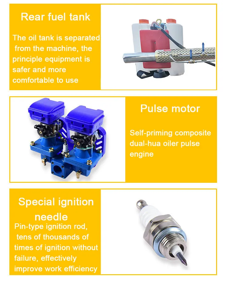 15L Ce Approved Stainless Steel Portable Gasoline Ulv Cold Fogger Machine