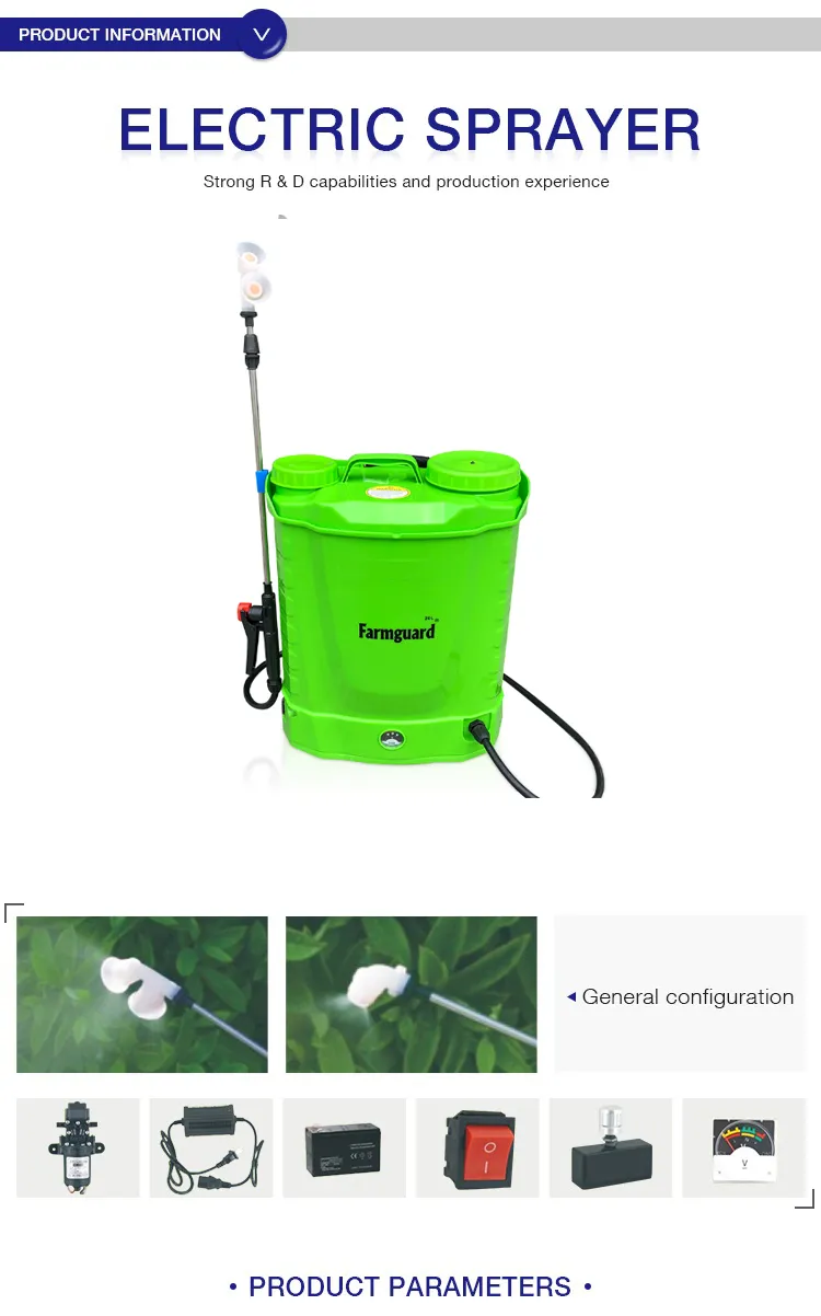 16L Professional Factory Made Wholesale Knapsack Portable Garden Sprayer GF-16D-18z