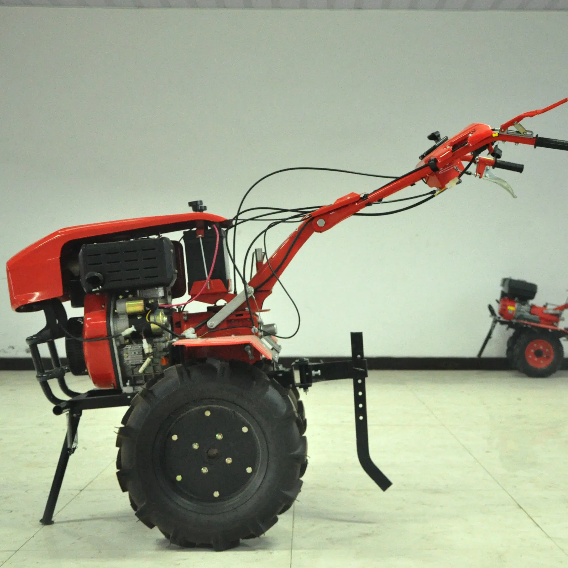 188f 190f Gasoline Mini Tiller 186f Diesel Power Tiller 500-10 Wheel Power Tiller