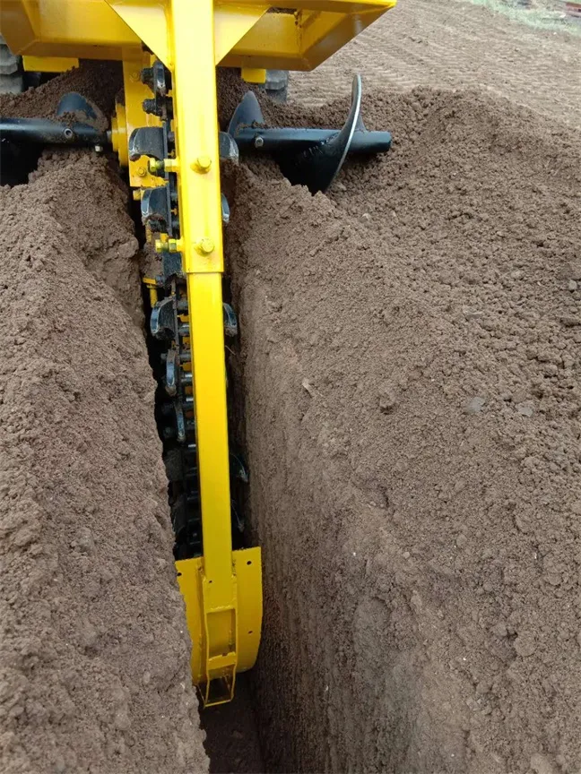 1kl-20 Tractor Driven Chain Trencher/Farm Orchard Drainage Digger Opener/Optical Cable Digger