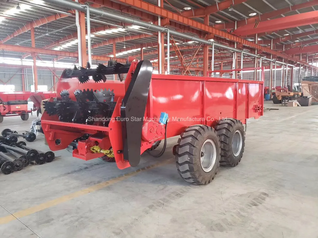 30-60HP Tractor Fertilizer Spreader/Traction Manure Spreader/Organic and Lime Fertilizer Spreader/ Agriculture ATV Tractor Fertilizer Spreader /Dfc-5500