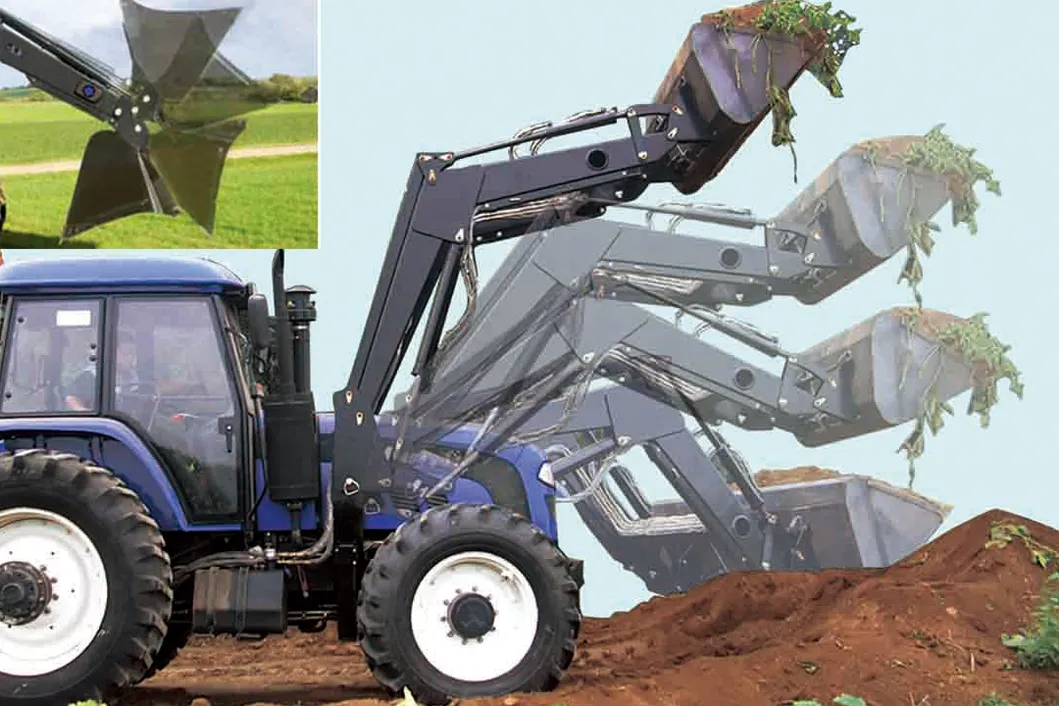 4 in 1 Bucket Garden Tractor with Front End Loader