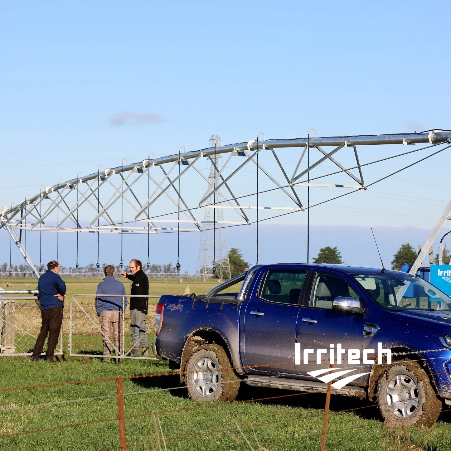 50ha Coverage Center Pivot Senninger Ldn Sprinkler Nelson Sr75 Endgun