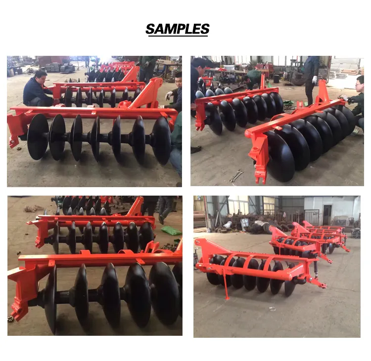 60-75HP Tractor Mounted Disc Plough Paddy Field Special Farmland Loosening Soil Disc Plow