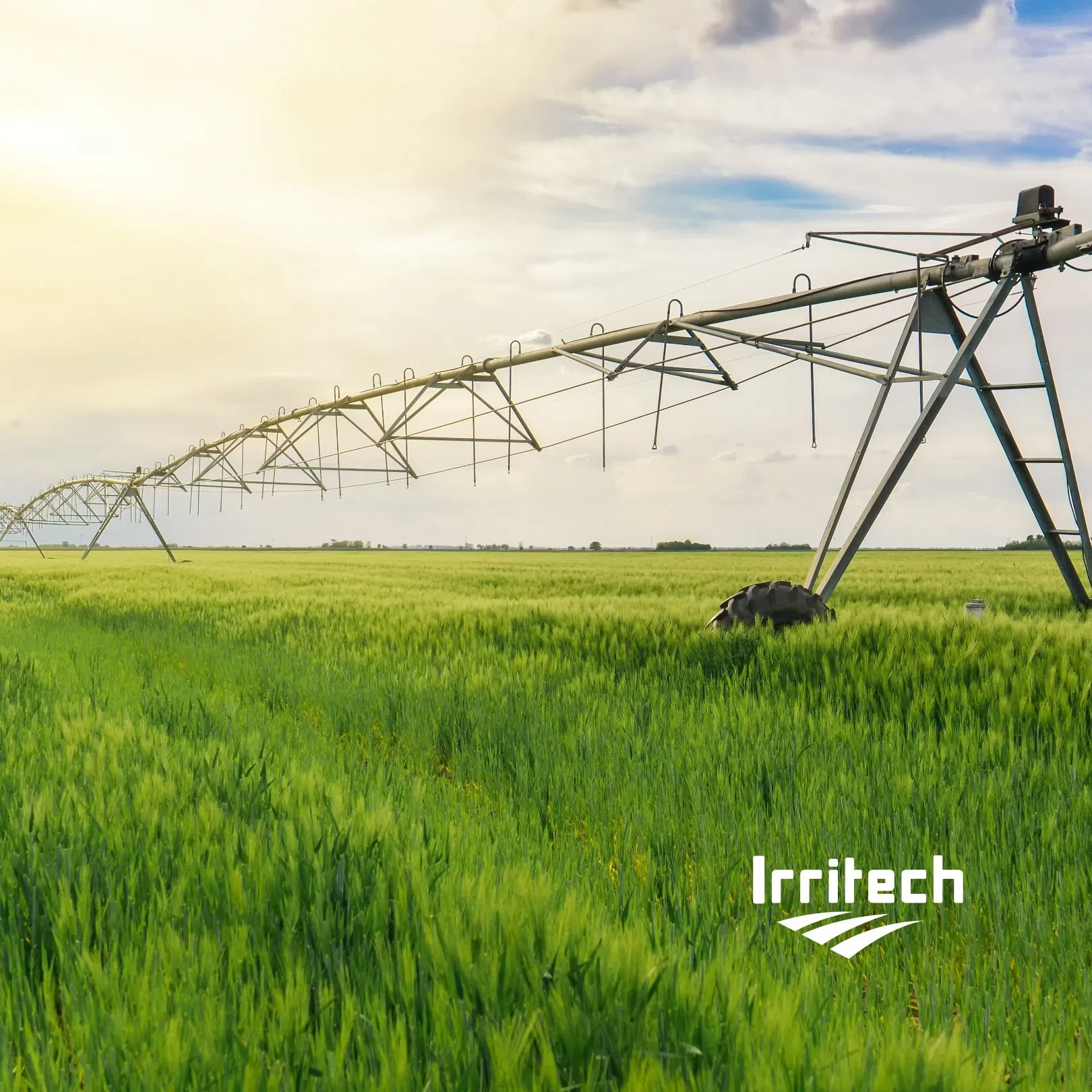60ha Center Pivot 16.9-24 Tires Tubeless End of Field Stop and Reverse