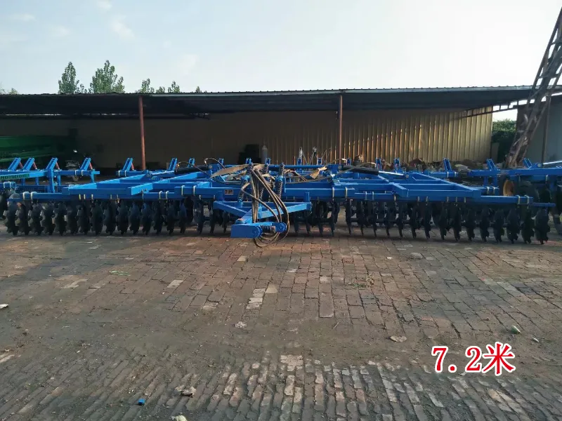 7.2m Folding Combined Ground Preparation Machine Wide Heavy Duty Disc Harrow