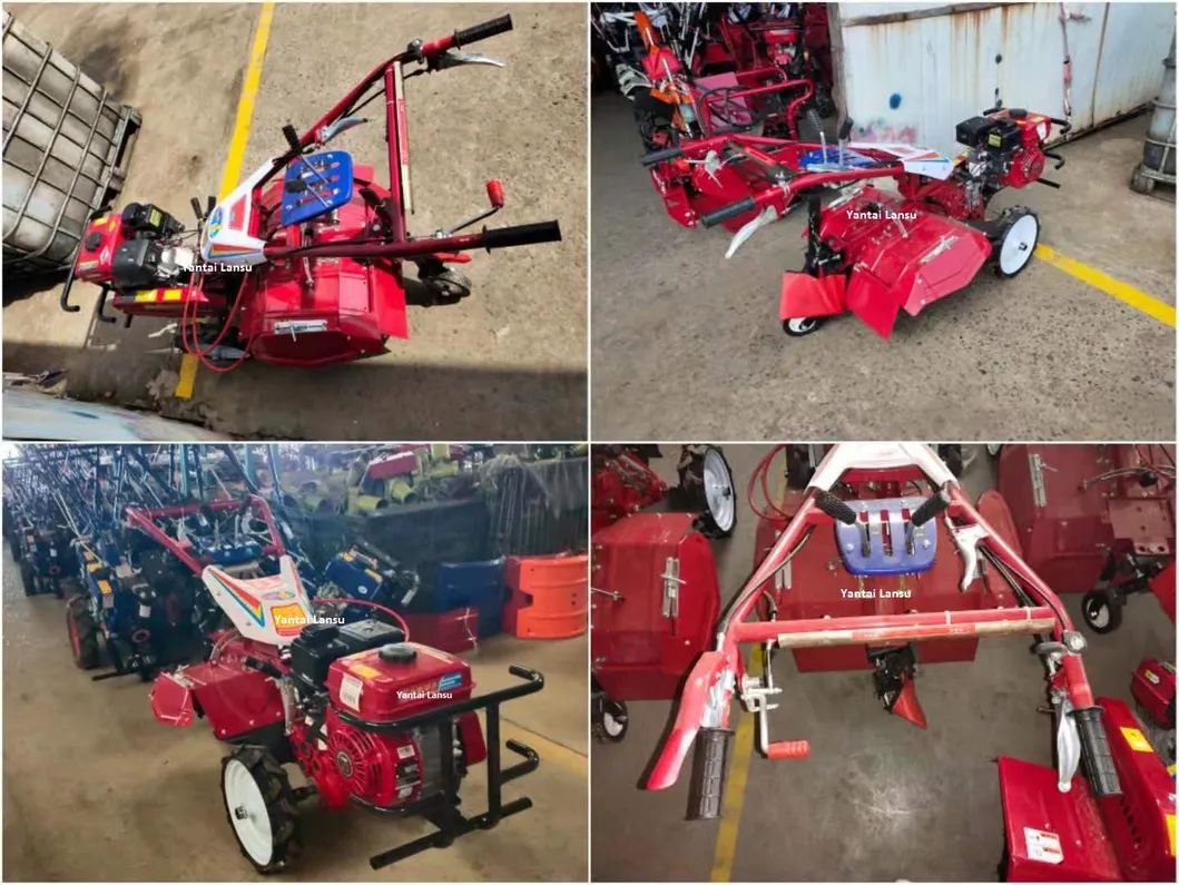 7HP 4 Stroke Belt Drive Agricultural Gasoline / Petrol Power Tillers Garden Rotavator / Cultivator Tiller Machinery (WM600)