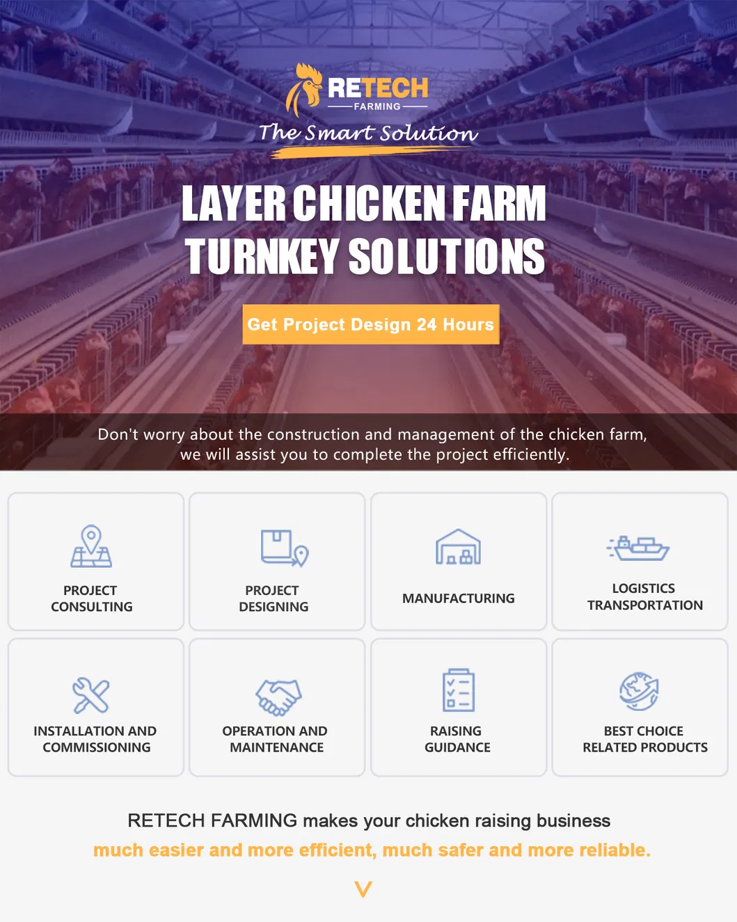 A Type Automatic Battery Chicken layer Cage and chicken broiler cage