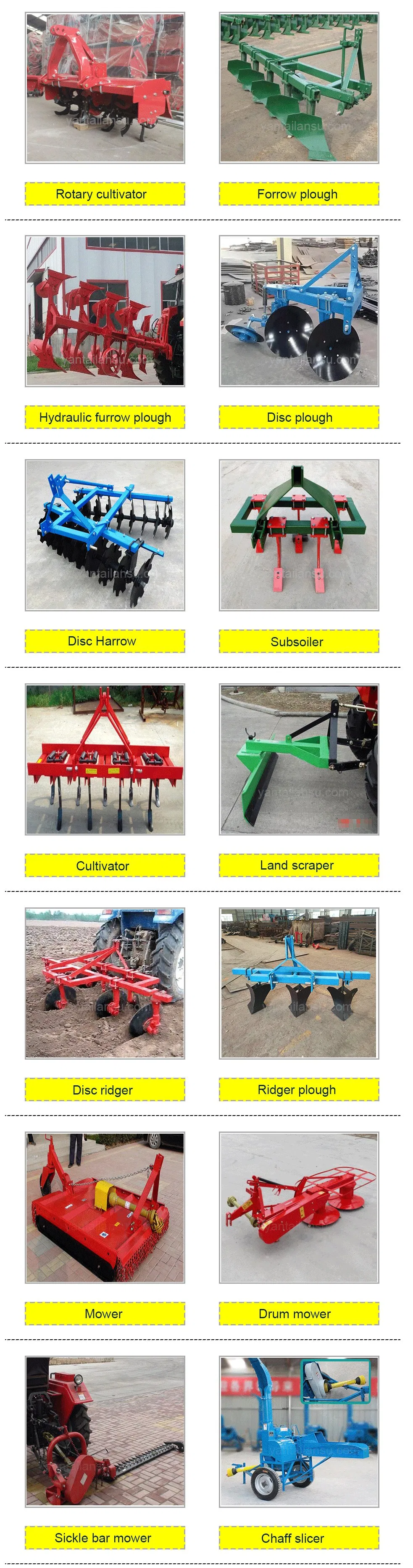 Agricultural Machine Small Tractor 3 Points Suspention Mini Tractor