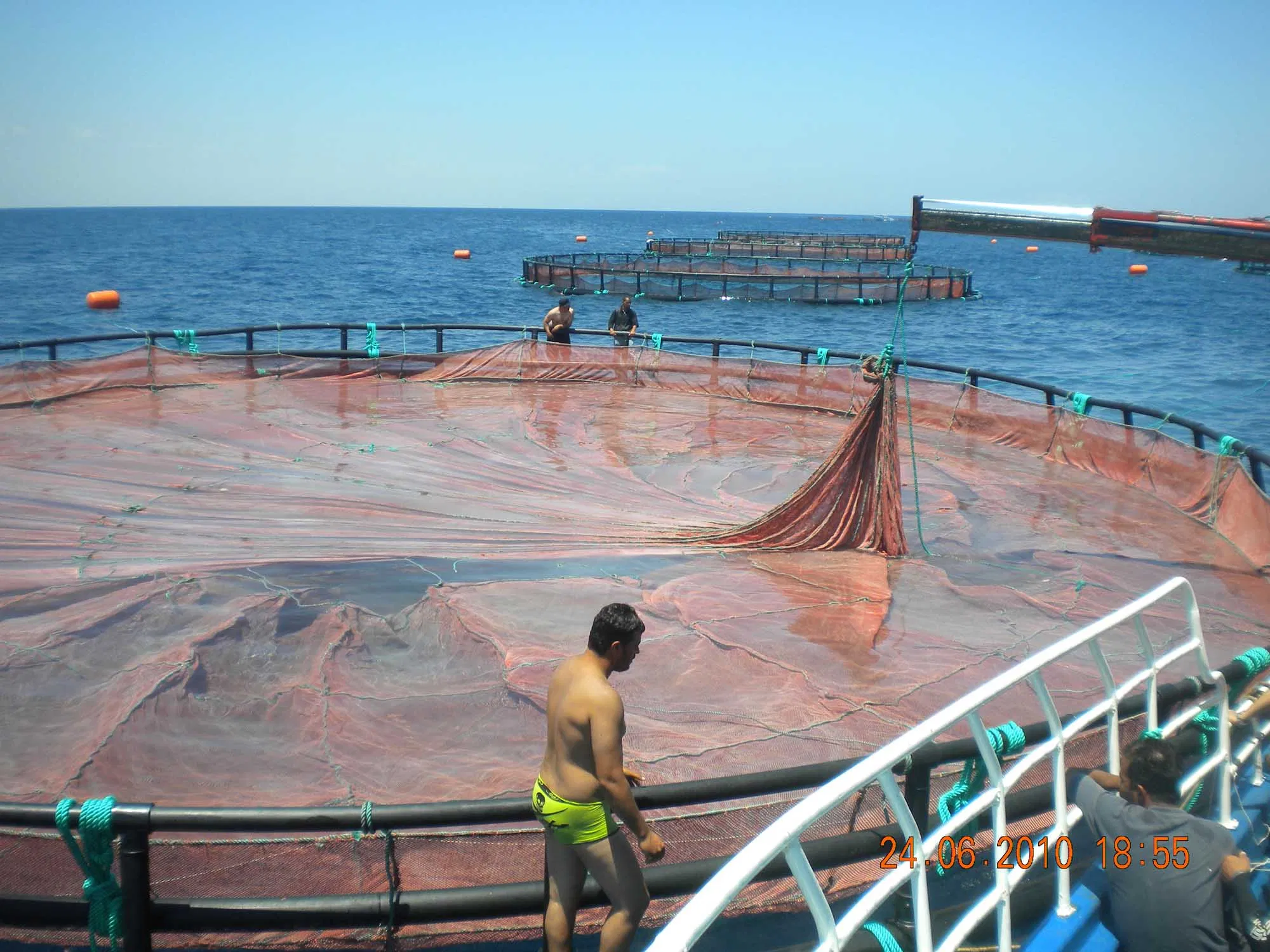 Aquaculture Cages for Fish Farming in Volta Lake