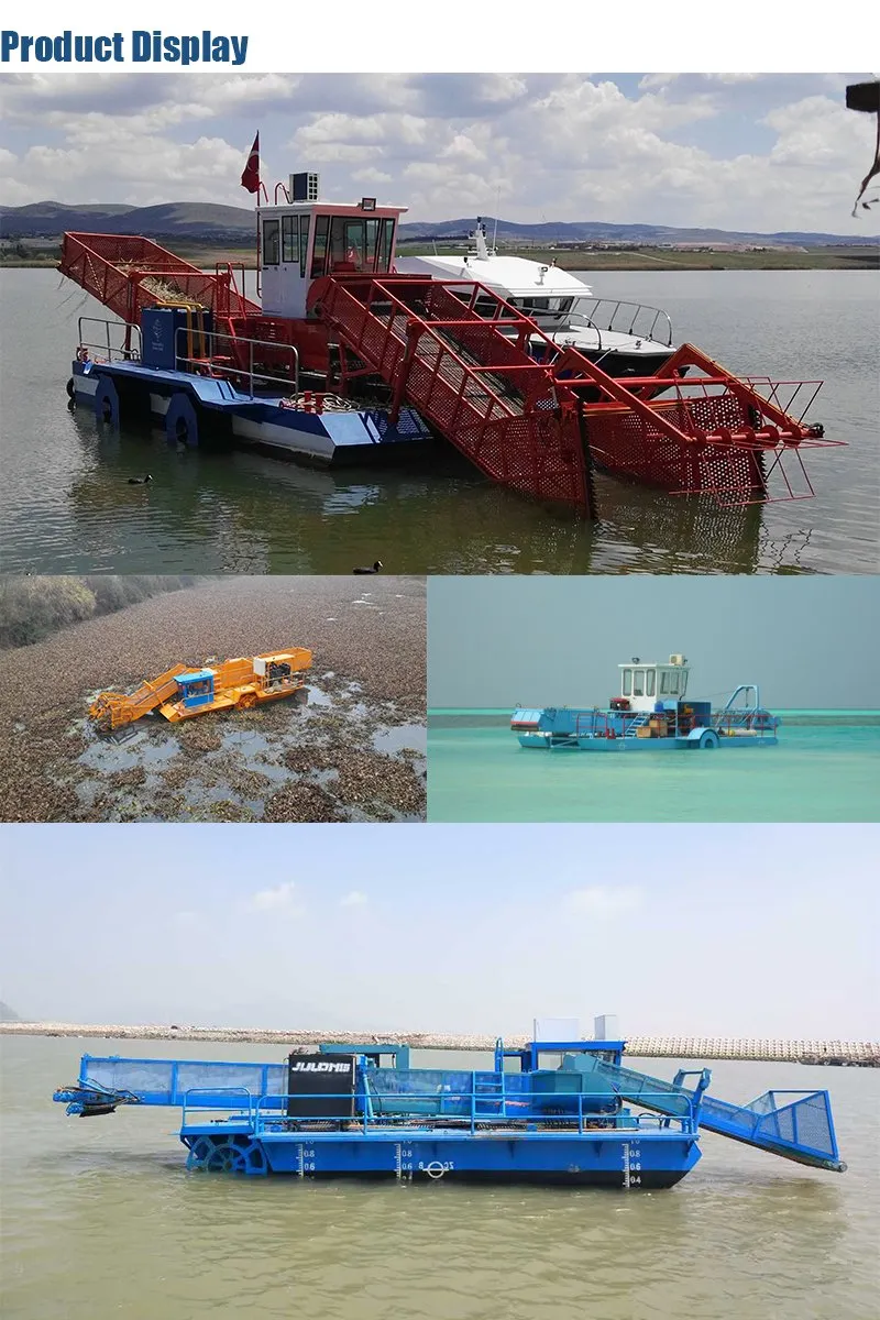 Aquatic Weed Cutting Machine River Cleaning Boat