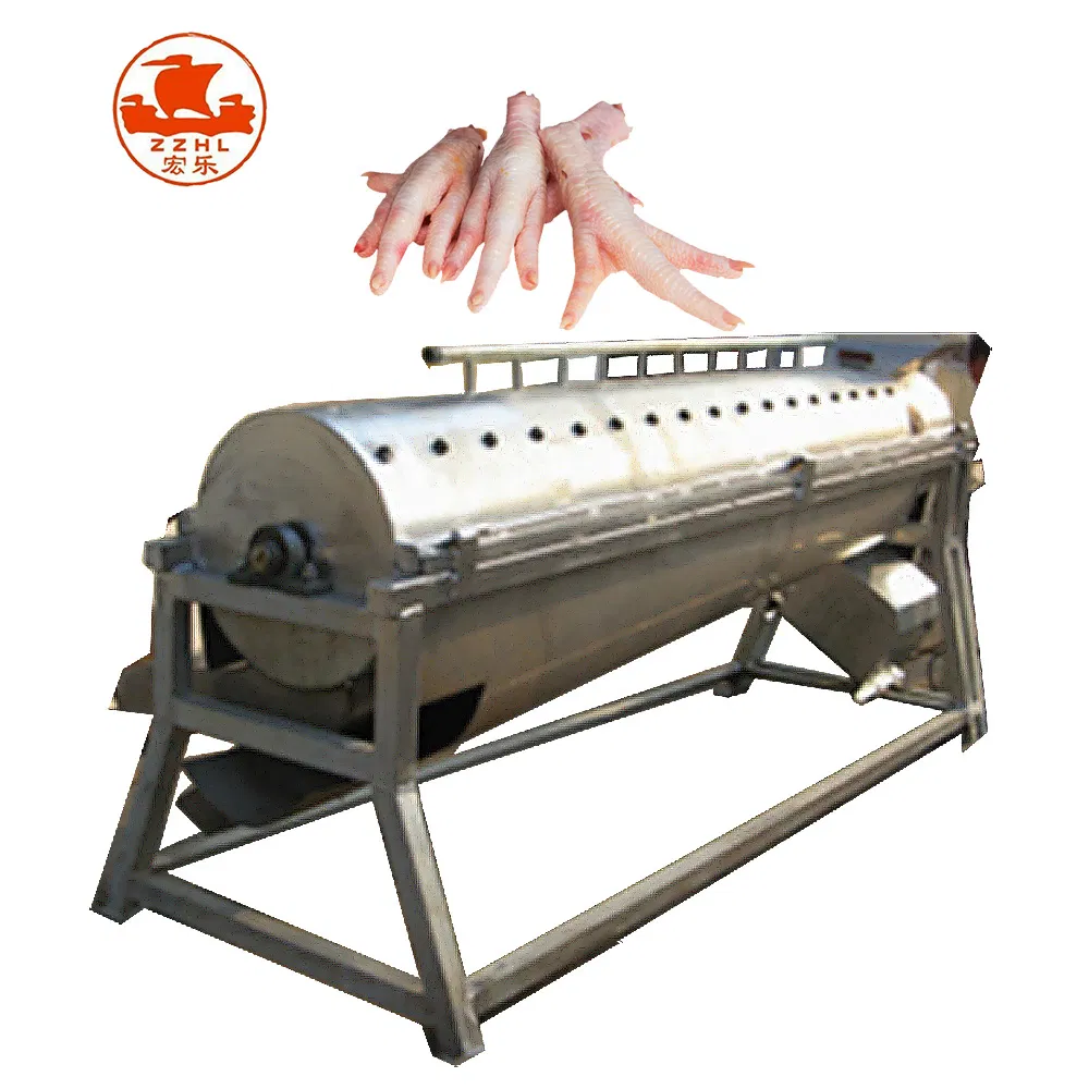 Automatic Chicken Feet Processing Machine Chicken Paw Cleaning and Peeling Machine