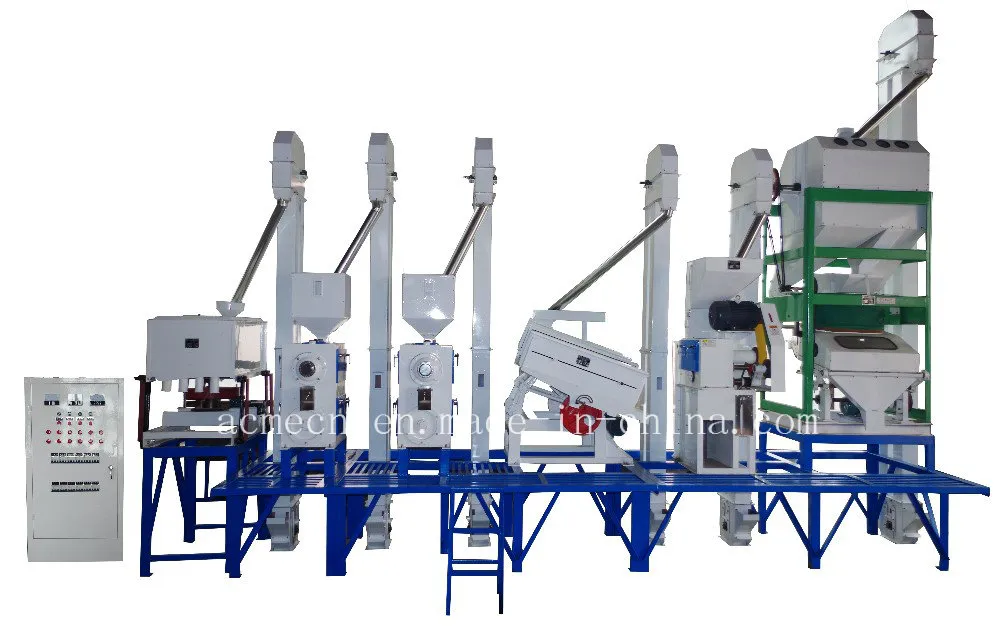 Automatic Small Complete Set Rice Mill Plant Made in China