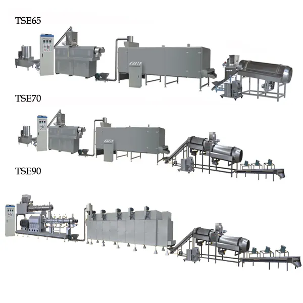 Big Output Dry Pet Food Processing Machine Extrusion Dog Feed Equipment Manufacturing Processing