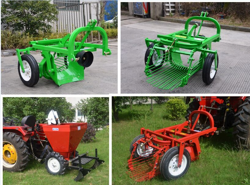 CE Approved Potato Harvest Machine Two Row Potato Harvester 3 Point Linkage Potato Digger