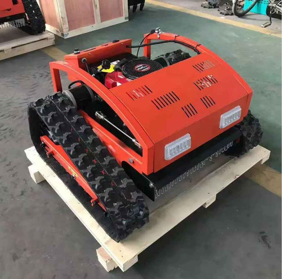 Chinese Remote Control Robot Gasoline Mowing Machine Mini Lawn Mower