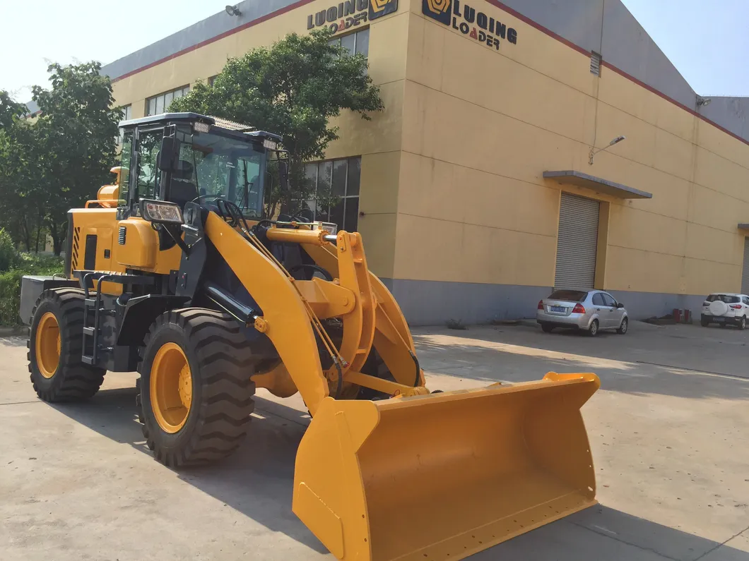 Construction Machinery Luqing 4WD Diesel Engine Lq928 926 925 China Heavy 2.8 Ton Bucket Shovel Wheel Loaders for Sale