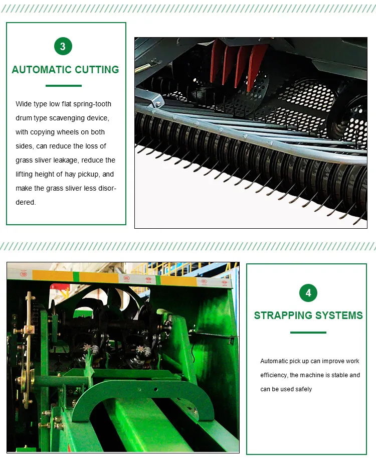 Creations PLC Big Hydraulic Farm Alfalfa Straw Baler
