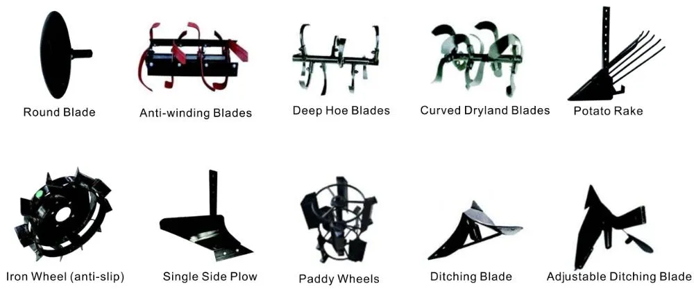 Customizable Commercial Garden Tiller Cultivator Agricultural Machinery Rotary Triller Cultivator Rotary Cultivator