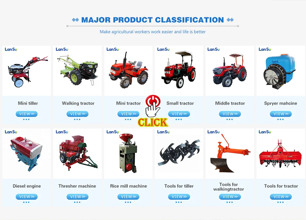 Df Model 121/151/181 Diesel Engine Walking Tractor for Hot and Rice Paddy Farm Land and Hard Land