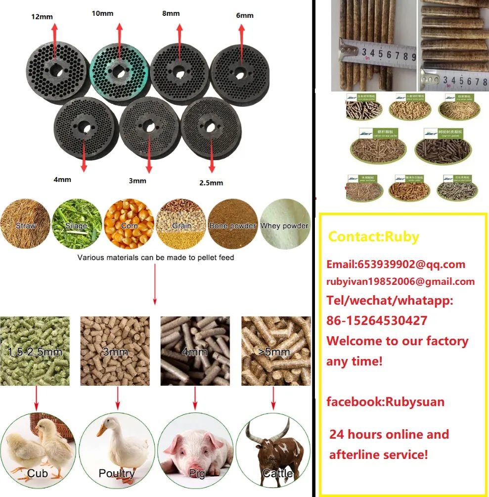 Donkey Horse Sheep Cow Poultry Pellet Feed Mill