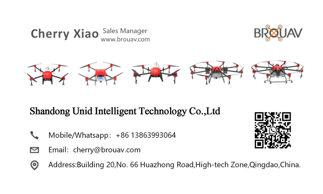 Easy Operation 16L 20L Payload 6 Rotor Agriculture Autonomous Flying Sprayer Drone