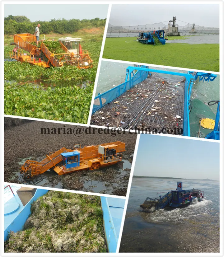 Electric Automatic Water Grass Harvesting Vessel