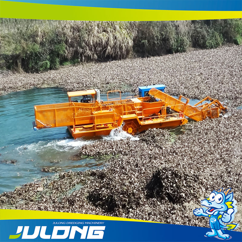 Electric Automatic Water Grass Harvesting Vessel