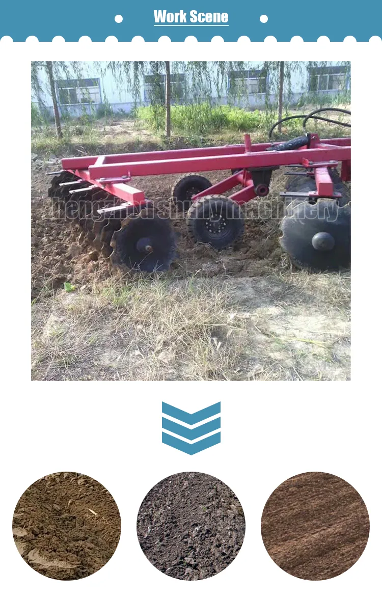 Factory Supply Rotary Harrow Disc Harrow Blades Disc Plough Harrow