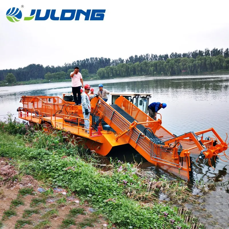 Floating Debris Collecting Ship/Aquatic Weed Skimmer/Aquatic Weed Mower Boat