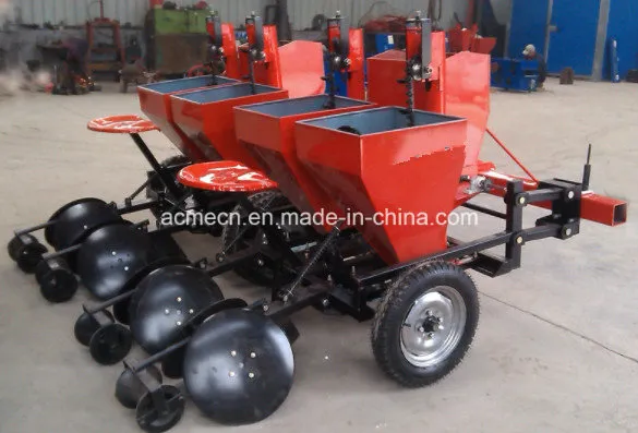 Four Rows of Potato Planter Tractor Tape Sow Seeds and Fertilizer