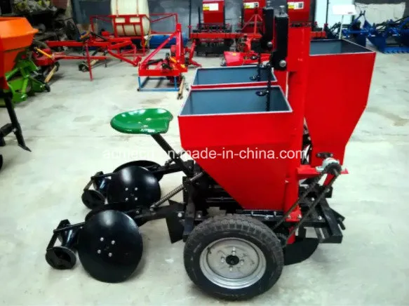 Four Rows of Potato Planter Tractor Tape Sow Seeds and Fertilizer