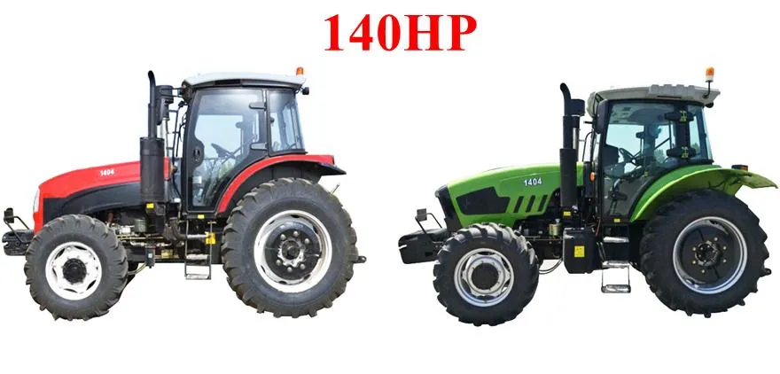 Front Shovel Cabin 50HP 55HP 60 HP 4 Wheel Drive Farm Tractor