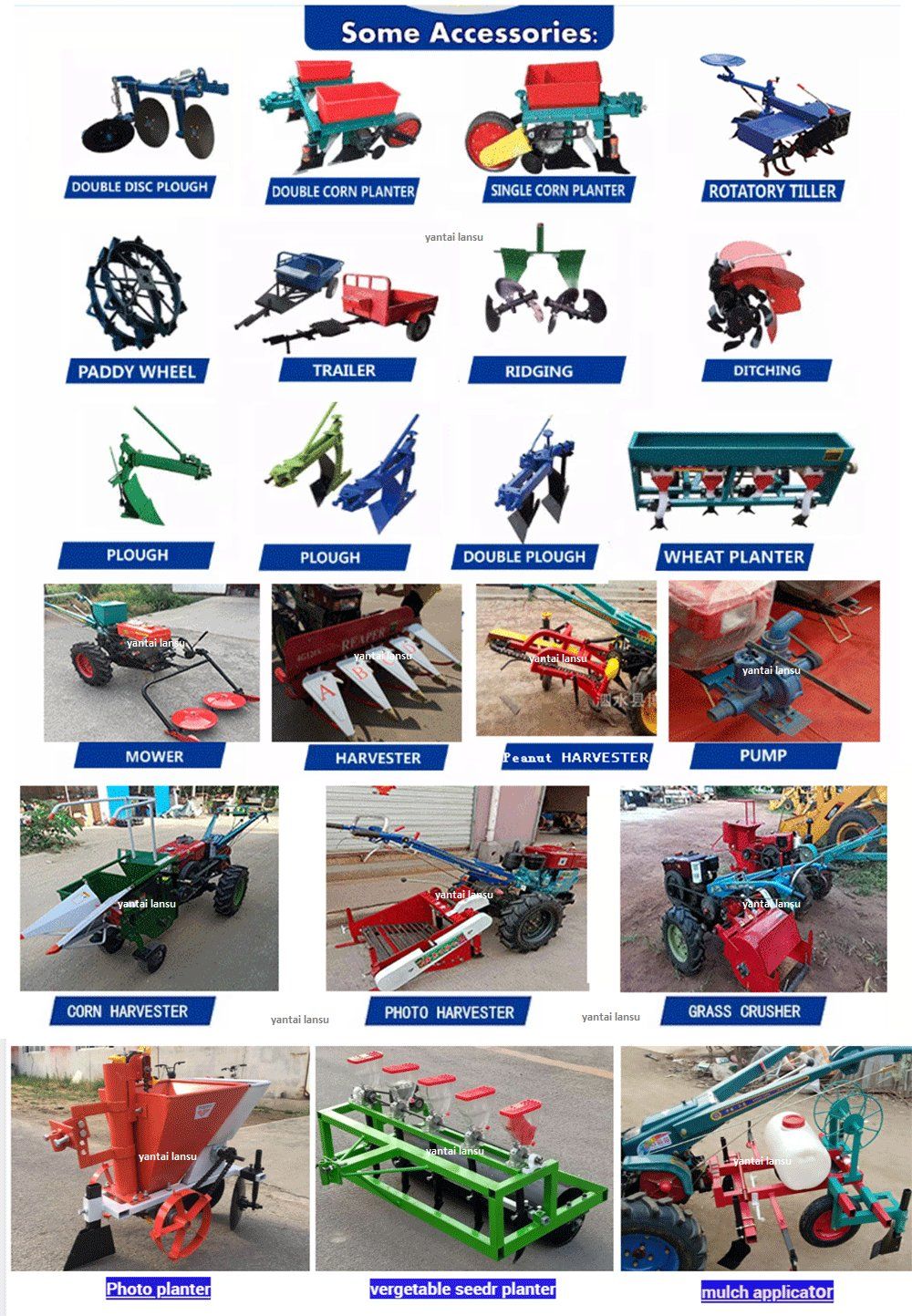 Good Quality 25HP 35HP 40HP 45HP 50HP 60HP 70HP 90HP 110HP 120HP 140HP 150HP Agriculture Farm Tractor