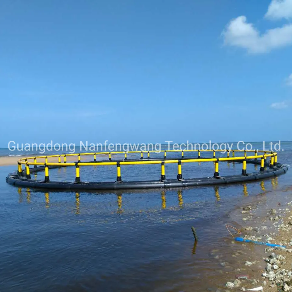 HDPE Floating Pisciculture Fish Farm Flottant