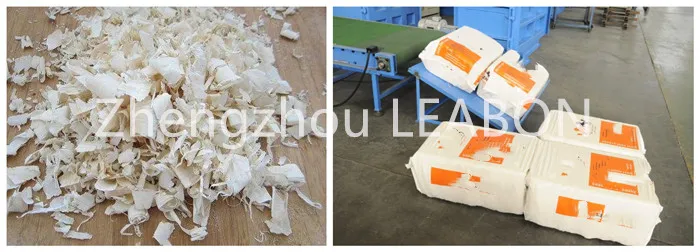 High Pressure Horizontal Hydraulic Fiber Sawdust Wood Shaving Compressor