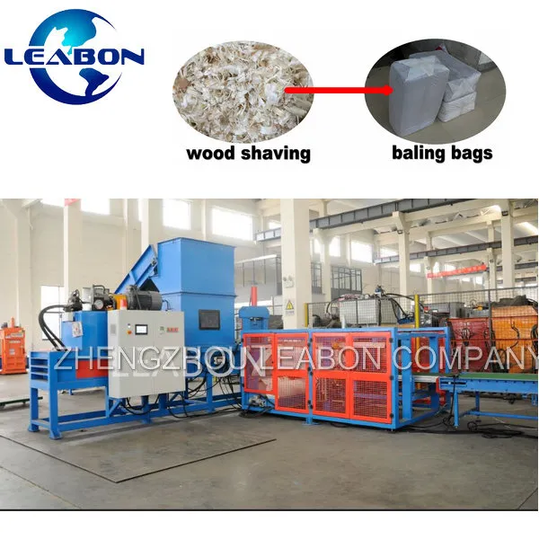 High Pressure Horizontal Hydraulic Fiber Sawdust Wood Shaving Compressor