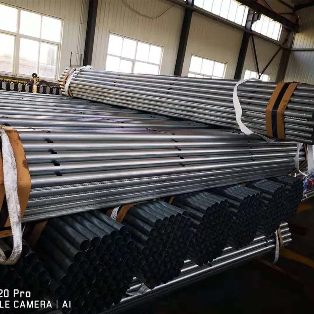 High Quality 4 Holes Chicken Feeding Line Hot Dipped Galvanized Pipe for Poultry House