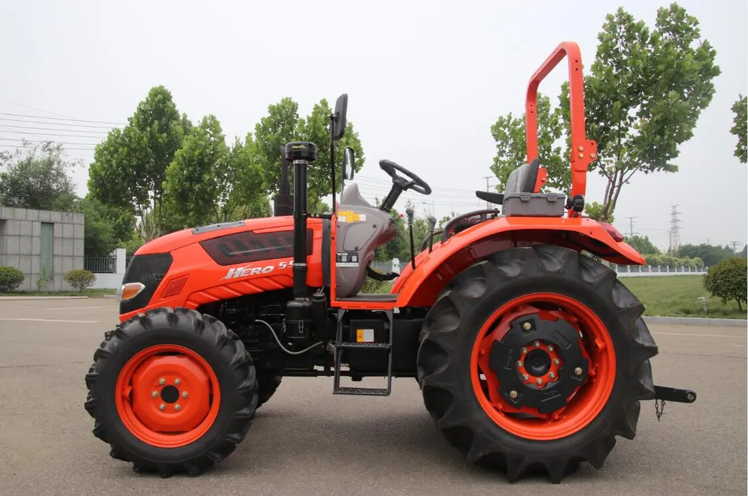 High Quality Low Price Chinese 55HP 4WD for Farm Agriculture Machine Farmlead Tractor with Cabin