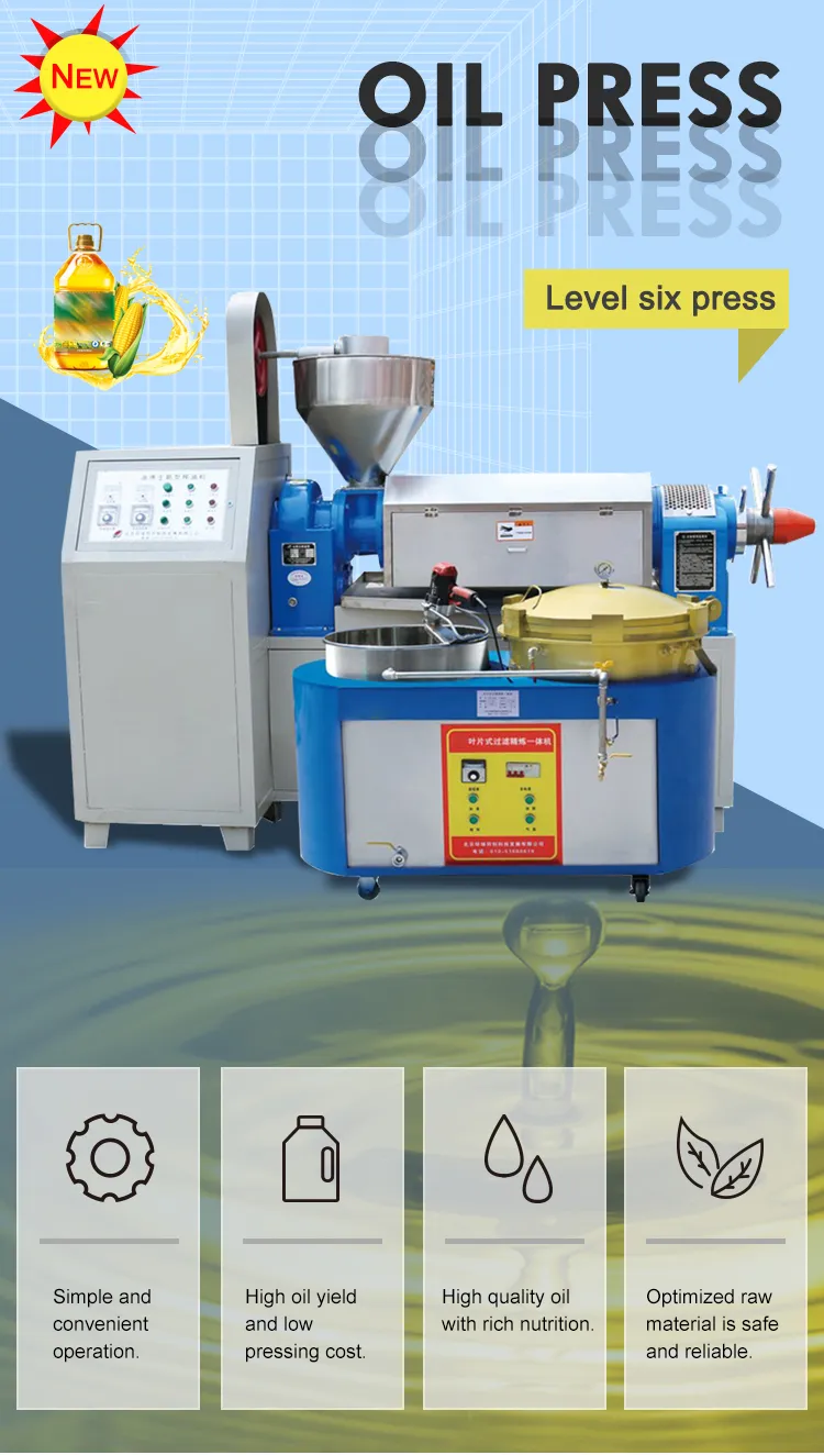 High Quality Spare Parts Production Extract Rosin Diesel Motor Cotton Seed Corn Wood Screw Industrial Cold Oil Press Machine