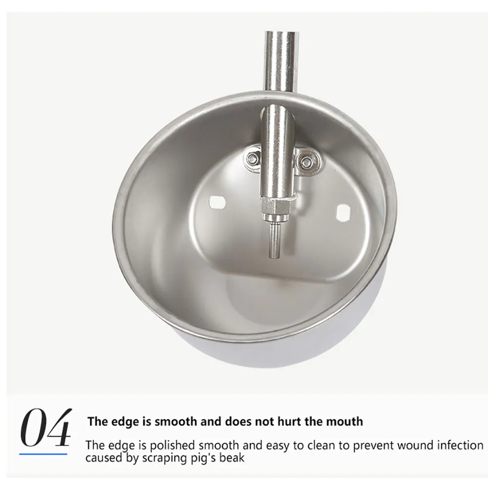 Hot Sale 202/304 Stainless Steel Pig Waterer Automatic Pig Waterer