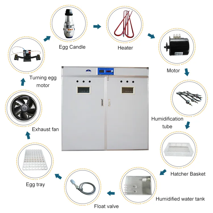 Hot Sale Commercial 5280 PCS Eggs Incubator Machine Incubator Egg Hatching