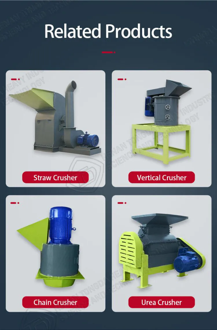 Hot Sale Compound Fertilizer Grinding Machine Straw Crusher Price