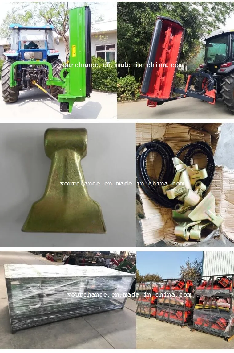 Iceland Hot Selling Agf Series Tractor 3 Point Linkage Pto Drive Hydraulic Sideshift Verge Flail Mower Brush Cutter with ISO Ce Certificate