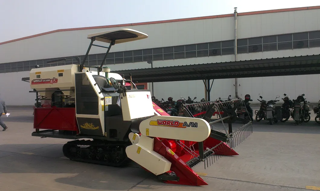 Jielong Fast Harvesting Small Grain Tank 65HP Harvester