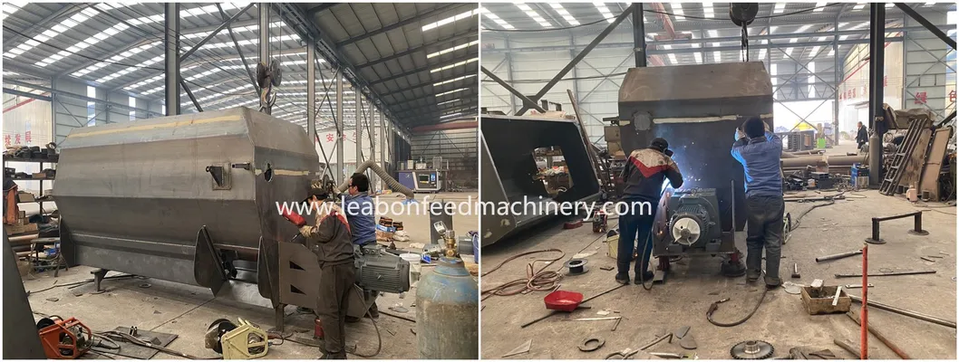 Leabon Industrial Mixer Tmr Machine Cow Animal Feed Mixer Price