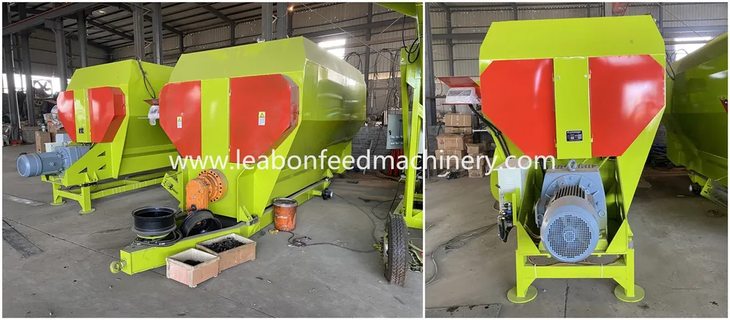 Leabon Industrial Mixer Tmr Machine Cow Animal Feed Mixer Price